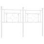Cabecero de metal blanco 160 cm de , Cabeceros y pies de cama - Ref: Foro24-374423, Precio: 44,92 €, Descuento: %