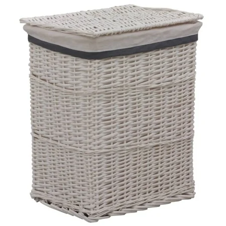 Wäschekorb aus weißer Weide von vidaXL, Wäschekörbe - Ref: Foro24-286978, Preis: 88,39 €, Rabatt: %