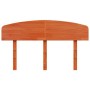 Wax brown solid pine wood bed headboard 135 cm by , Headboards and footboards - Ref: Foro24-842509, Price: 49,31 €, Discount: %