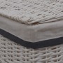 Wäschekorb aus weißer Weide von vidaXL, Wäschekörbe - Ref: Foro24-286978, Preis: 90,00 €, Rabatt: %