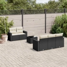 6-piece garden sofa set and black synthetic rattan cushions by , Modular outdoor sofas - Ref: Foro24-3251033, Price: 397,81 €...