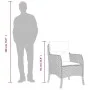 Set comedor jardín 7 pzas y cojines ratán sintético gris de , Conjuntos de jardín - Ref: Foro24-3211884, Precio: 806,77 €, De...
