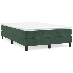 Boxspringbett mit dunkelgrüner Samtmatratze 120x190 cm von , Betten und Lattenroste - Ref: Foro24-3269680, Preis: 340,95 €, R...
