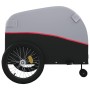 Schwarz-roter Fahrradanhänger aus Eisen, 45 kg von , Fahrradanhänger - Ref: Foro24-94153, Preis: 103,49 €, Rabatt: %