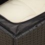Gartensofa ohne Armlehnen mit schwarzen PE-Rattankissen von , Outdoor-Sofas - Ref: Foro24-366011, Preis: 58,83 €, Rabatt: %