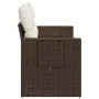 Gartensofa mit Kissen, 2-Sitzer, braunes synthetisches Rattan von , Outdoor-Sofas - Ref: Foro24-366210, Preis: 166,05 €, Raba...
