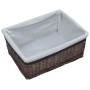 Stapelbares Korbset 3-teilig aus naturbrauner Weide von vidaXL, Aufbewahrungskörbe - Ref: Foro24-286977, Preis: 40,04 €, Raba...