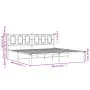 Estructura de cama con cabecero metal blanca 200x200 cm de , Camas y somieres - Ref: Foro24-374297, Precio: 122,39 €, Descuen...