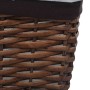 Stapelbares Korbset 3-teilig aus naturbrauner Weide von vidaXL, Aufbewahrungskörbe - Ref: Foro24-286977, Preis: 40,04 €, Raba...