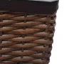 Stapelbares Korbset 3-teilig aus naturbrauner Weide von vidaXL, Aufbewahrungskörbe - Ref: Foro24-286977, Preis: 39,28 €, Raba...