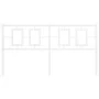 White metal headboard 160 cm by , Headboards and footboards - Ref: Foro24-374325, Price: 44,03 €, Discount: %