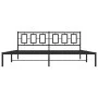 Bettgestell mit schwarzem Metallkopfteil 200x200 cm von , Betten und Lattenroste - Ref: Foro24-374248, Preis: 128,22 €, Rabat...