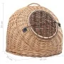 Katzentransportbox aus Naturweide, 45 x 35 x 35 cm von vidaXL, Transportboxen und Boxen für Haustiere - Ref: Foro24-170907, P...