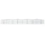 Arriate de gaviones forma arco hierro galvanizado 600x100x50 cm de , Maceteros y jardineras - Ref: Foro24-153552, Precio: 150...