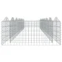 Arriate de gaviones forma arco hierro galvanizado 600x100x50 cm de , Maceteros y jardineras - Ref: Foro24-153552, Precio: 150...