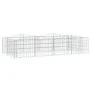 Arriate de gaviones forma arco hierro galvanizado 200x100x50 cm de , Maceteros y jardineras - Ref: Foro24-153550, Precio: 62,...