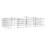 Galvanized iron arch shaped gabion flower bed 200x100x50 cm by , Pots and planters - Ref: Foro24-153550, Price: 63,45 €, Disc...