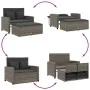 Gartensofa mit Kissen, 2-Sitzer, graues synthetisches Rattan von , Outdoor-Sofas - Ref: Foro24-365134, Preis: 277,57 €, Rabat...