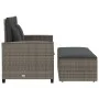 Gartensofa mit Kissen, 2-Sitzer, graues synthetisches Rattan von , Outdoor-Sofas - Ref: Foro24-365134, Preis: 277,57 €, Rabat...