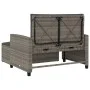 Gartensofa mit Kissen, 2-Sitzer, graues synthetisches Rattan von , Outdoor-Sofas - Ref: Foro24-365134, Preis: 277,57 €, Rabat...