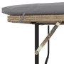 2-seater garden sofa with cushions, beige synthetic rattan by , Outdoor sofas - Ref: Foro24-365136, Price: 256,53 €, Discount: %