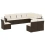 10-piece garden sofa set and brown synthetic rattan cushions by , Modular outdoor sofas - Ref: Foro24-3251450, Price: 617,98 ...