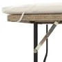 Garden sofa with cushions 2 seater rattan and beige acacia wood by , Outdoor sofas - Ref: Foro24-365143, Price: 323,87 €, Dis...