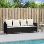 Sonnenliege mit schwarzen synthetischen Rattankissen von , Liegen - Ref: Foro24-368344, Preis: 223,22 €, Rabatt: %