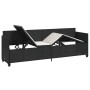Sonnenliege mit schwarzen synthetischen Rattankissen von , Liegen - Ref: Foro24-368344, Preis: 223,22 €, Rabatt: %