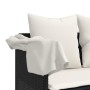 Sonnenliege mit schwarzen synthetischen Rattankissen von , Liegen - Ref: Foro24-368344, Preis: 223,22 €, Rabatt: %