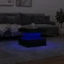 Coffee table with LED lights black 50x50x40 cm by , Coffee table - Ref: Foro24-839841, Price: 64,87 €, Discount: %