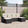 6-piece garden sofa set and black synthetic rattan cushions by , Modular outdoor sofas - Ref: Foro24-3251653, Price: 353,94 €...