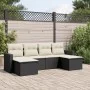 6-piece garden sofa set and black synthetic rattan cushions by , Modular outdoor sofas - Ref: Foro24-3251653, Price: 346,50 €...
