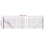 Drahtzaun mit anthrazitgrauem Flansch 0,8x10 m von , Zaunpaneele - Ref: Foro24-154320, Preis: 52,24 €, Rabatt: %