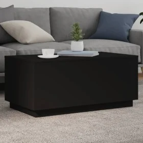 Coffee table with LED lights black 90x50x40 cm by , Coffee table - Ref: Foro24-839876, Price: 68,92 €, Discount: %