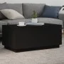Coffee table with LED lights black 90x50x40 cm by , Coffee table - Ref: Foro24-839876, Price: 68,92 €, Discount: %