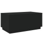 Coffee table with LED lights black 90x50x40 cm by , Coffee table - Ref: Foro24-839876, Price: 67,91 €, Discount: %