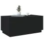 Coffee table with LED lights black 90x50x40 cm by , Coffee table - Ref: Foro24-839876, Price: 68,92 €, Discount: %
