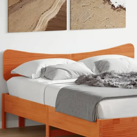 Bettkopfteil aus massivem Kiefernholz in Wachsbraun, 150 cm von , Kopf- und Fußteile - Ref: Foro24-844776, Preis: 41,89 €, Ra...