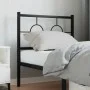 Cabecero de metal negro 75 cm de , Cabeceros y pies de cama - Ref: Foro24-376252, Precio: 30,72 €, Descuento: %