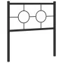 Cabecero de metal negro 75 cm de , Cabeceros y pies de cama - Ref: Foro24-376252, Precio: 30,72 €, Descuento: %