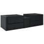 5-teiliges Gartenmöbel-Set und schwarze synthetische Rattankissen von vidaXL, Gartensets - Ref: Foro24-47813, Preis: 427,47 €...