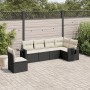 6-piece garden sofa set and black synthetic rattan cushions by , Garden sets - Ref: Foro24-3252563, Price: 383,78 €, Discount: %