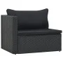 5-teiliges Gartenmöbel-Set und schwarze synthetische Rattankissen von vidaXL, Gartensets - Ref: Foro24-47813, Preis: 396,23 €...