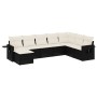 8-piece garden sofa set and black synthetic rattan cushions by , Garden sets - Ref: Foro24-3252893, Price: 479,69 €, Discount: %