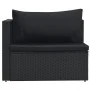 5-teiliges Gartenmöbel-Set und schwarze synthetische Rattankissen von vidaXL, Gartensets - Ref: Foro24-47813, Preis: 396,23 €...