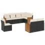 8-piece garden sofa set and black synthetic rattan cushions by , Garden sets - Ref: Foro24-3260243, Price: 539,51 €, Discount: %