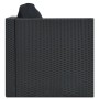 5-teiliges Gartenmöbel-Set und schwarze synthetische Rattankissen von vidaXL, Gartensets - Ref: Foro24-47813, Preis: 427,47 €...