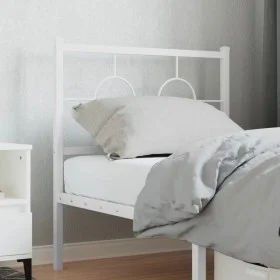 Kopfteil aus weißem Metall, 75 cm von , Kopf- und Fußteile - Ref: Foro24-376301, Preis: 28,39 €, Rabatt: %