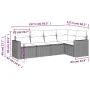 5-piece garden dining set and brown synthetic rattan cushions by , Garden sets - Ref: Foro24-3218923, Price: 353,90 €, Discou...